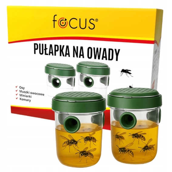 Agrosimex Focus pułapka na owady transparentna 2szt