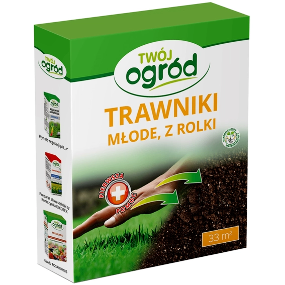 Agrosimex Nawóz do trawników młodych i z rolki 1kg partia:20240331 data prod.31.03.2024 data waż.31.03.2034