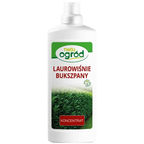 Agrosimex Nawóz płynny do laurowiśni i bukszpanów 1kg Partia:200925 data waż.20.09.2030