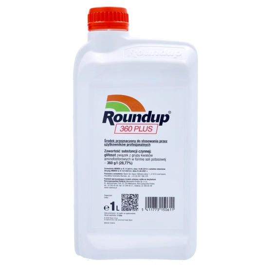 Agrosimex Roundup 360 plus 1l Partia: ARF260910D data waż.2027-06-27