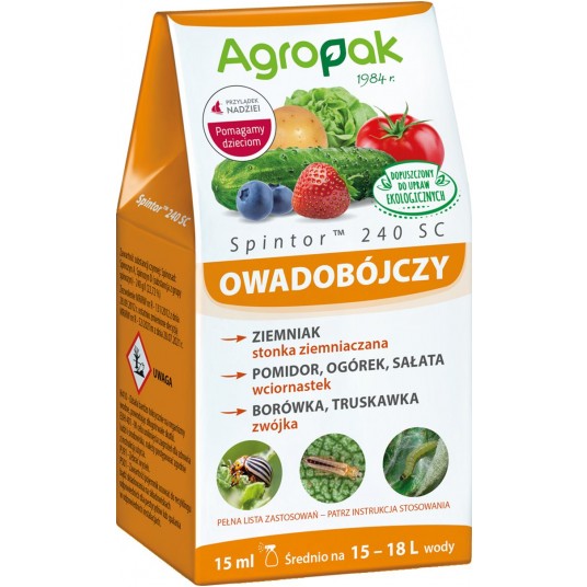 Agropak Spintor 240 SC 15ml Partia:24I2754007 09.2024/2 -zdjęcie numer 1