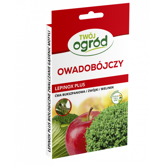Agrosimex Lepinox plus-ćma bukszpanowa, gąsienice motyli 15g Partia:5123-02 data prod.02.06.2025 data waż.02.06.2028 -zdjęcie numer 1