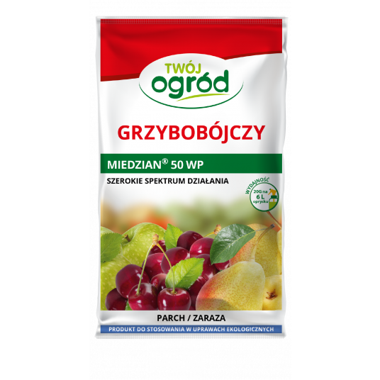 Agrosimex Miedzian 50 WP hobby 20g Partia:821 data prod.10.02.2024 data waż.10.02.2027 -zdjęcie numer 1