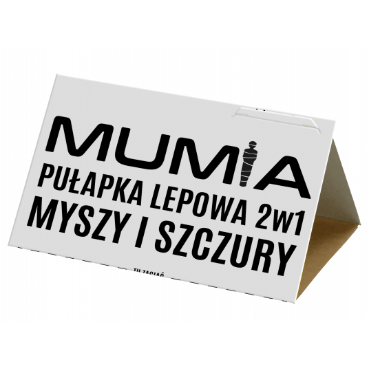 Agrosimex Mumia pułapka lepowa 2w1 myszy, szczury 280x135 Partia: 09/2024 data waż.2033-09-01 -zdjęcie numer 1