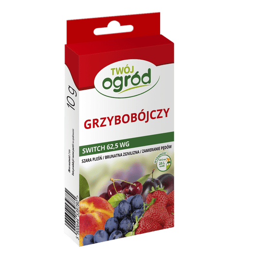 Agrosimex Switch 62,5 WG 10g Partia:CHE5A10HSUM5CSWI09 data waż.03.01.2027 -zdjęcie numer 1