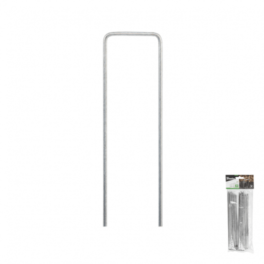 Bradas Szpilka metalowa galwanizowana "U" 3cm/20cm-20szt. blist. -zdjęcie numer 1