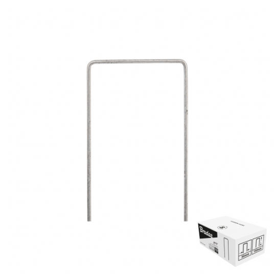 Bradas Szpilka metalowa galwanizowana "U" 7cm/15cm-100szt. BOX -zdjęcie numer 1