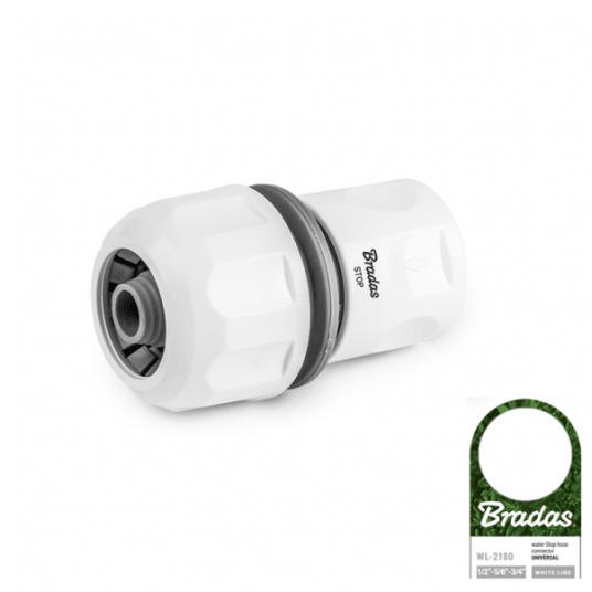 Bradas White line szybkozłącze uniwersal 1/2,5/8,3/4" stop -zdjęcie numer 1