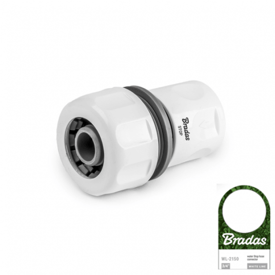 Bradas White line szybkozłączka 3/4" stop -zdjęcie numer 1