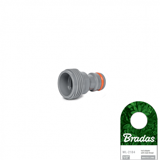 Bradas White line wkrętka do urządzeń zraszających gz 1/2" -zdjęcie numer 1