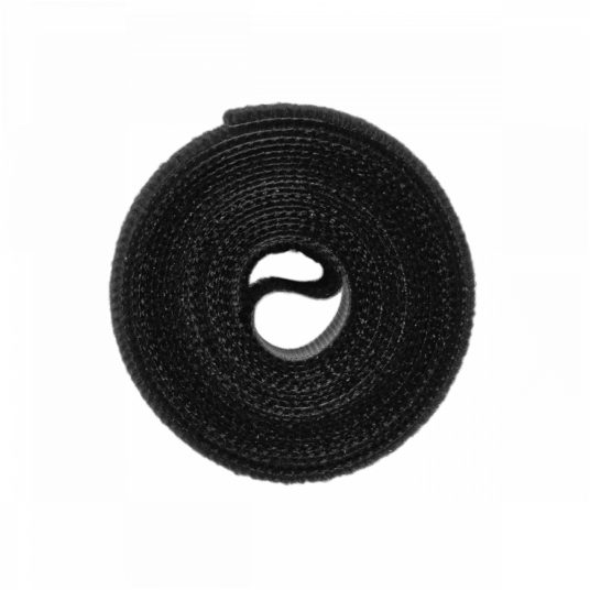 Bradas Wielofunkcyjna opaska-rzep rolka 12,5mm x 2m black -zdjęcie numer 1