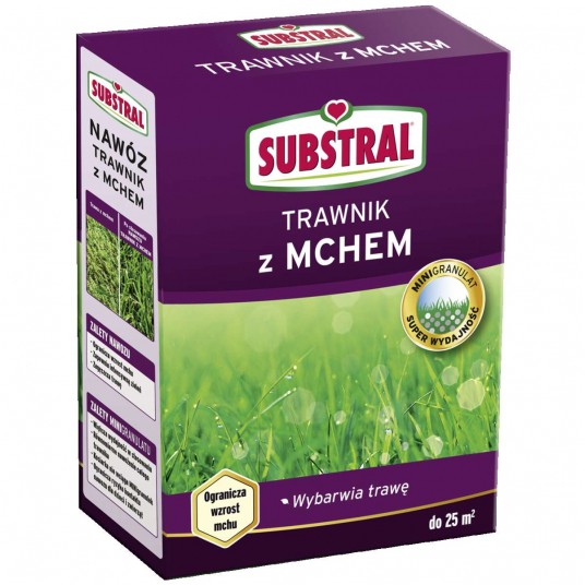 Substral Nawóz do trawnika z mchem 1kg pudełko -zdjęcie numer 1