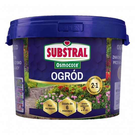 Substral Osmocote 2w1 ogród 14,5kg wiadro -zdjęcie numer 1