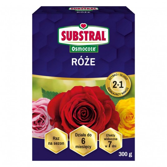 Substral Osmocote 2w1 róże 300g pudełko -zdjęcie numer 1