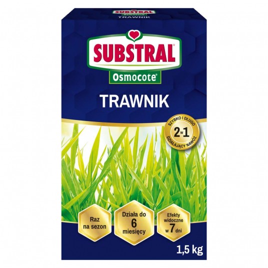 Substral Osmocote 2w1 trawnik 1,5kg pudełko -zdjęcie numer 1