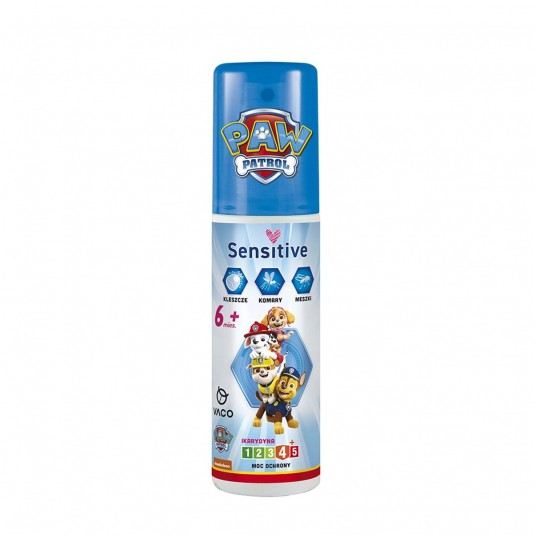 Vaco Płyn na kleszcze, komary i meszki ikarydyna 10% Psi Patrol (od 6 m.) 90ml -zdjęcie numer 1