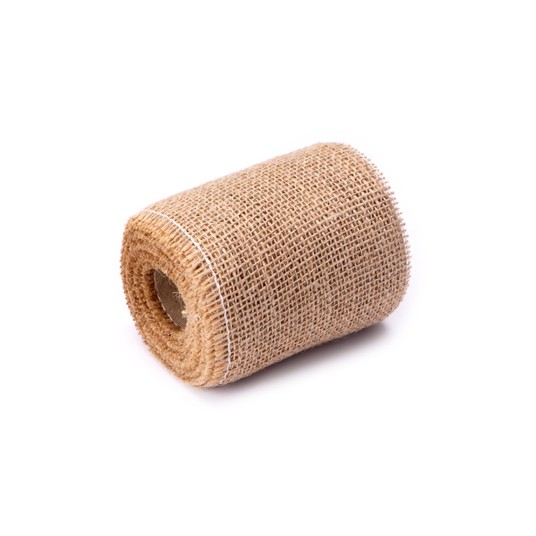 Wstążka jutowa 10cm/5m -zdjęcie numer 1
