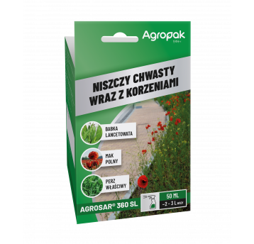 Agropak Agrosar 360 SL 50ml Partia:202603108 03.2026/2
