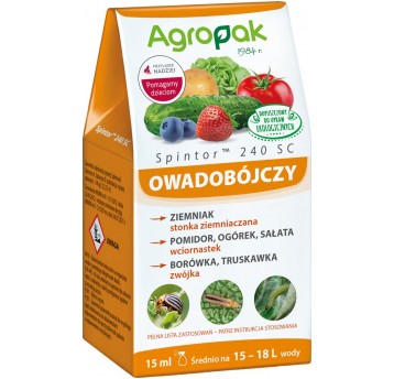 Agropak Spintor 240 SC 15ml Partia:24I2754007 09.2024/2