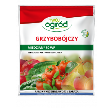 Agrosimex Miedzian 50 WP 50g Partia:018 data prod.22-10-2025 data waż.22.10.2028