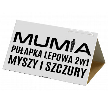Agrosimex Mumia pułapka lepowa 2w1 myszy, szczury 280x135 Partia: 09/2024 data waż.2033-09-01