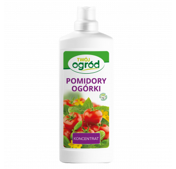 Agrosimex Nawóz do pomidorów, ogórków 1kg płynny Partia:100925 data waż.2030-09-10