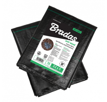 Bradas Agrotkanina antychwastowa pp czarna uv 70g 1,1m x 5m