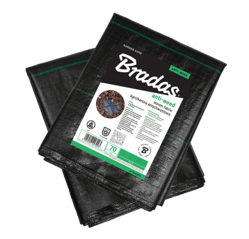 Bradas Agrotkanina antychwastowa pp czarna uv 70g 2,0m x 5m