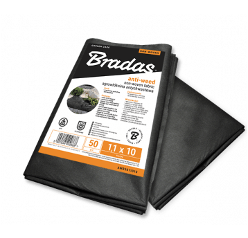 Bradas Agrowłóknina 50 czarna 2,1m x 10m