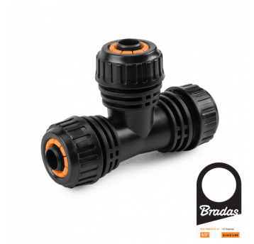 Bradas Black line trójnik do połączenia węża 1/2"