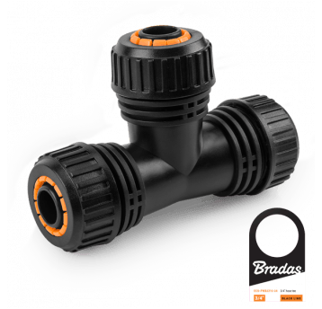 Bradas Black line trójnik do połączenia węża 3/4"