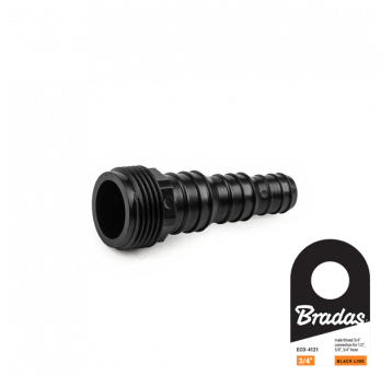 Bradas Black line uniwersalne przyłącze 1/2",5/8",3/4"-GZ 3/4"