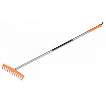 Bradas Grabie proste 12 zębów trzonek stalowy