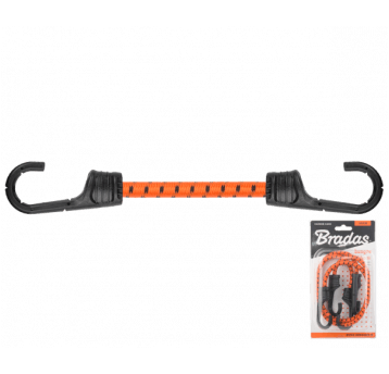 Bradas Guma elastyczna z hakiem metalowym pokrytym pvc boungee cord hook 2szt. x 60cm