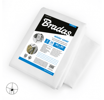 Bradas Kaptur 50 zimowy biały 0,6m x 0,8m 3 szt.