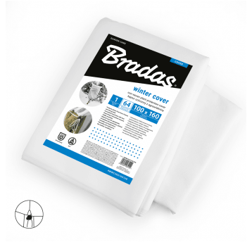 Bradas Kaptur 50 zimowy biały 1,0m x 1,6m