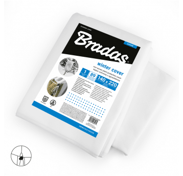 Bradas Kaptur 50 zimowy biały 1,4m x 2,2m