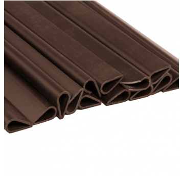 Bradas Klipsy do taśm ogrodzeniowych brązowe 20 szt.