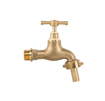 Bradas Kran gz 1/2", wyjście gz 3/4" na wąż 13mm-mosiądz