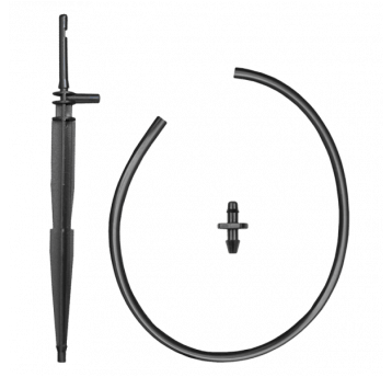 Bradas Kroplownik patykowy prosty z wkłuwką i wężykiem 50cm