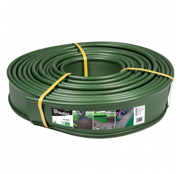 Bradas Obrzeże trawnikowe proste 18m x 12,5cm zielone