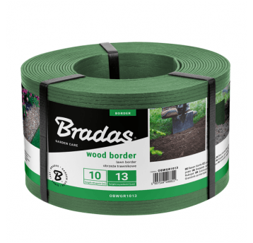 Bradas Obrzeze WOOD BORDER 130mm x 2,8mm x 10m, zielony