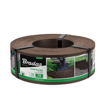Bradas Obrzeze WOOD BORDER 78mm x 2,8mm x 10m, brazowy