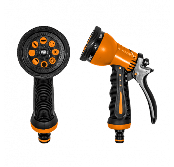 Bradas Pistolet 7-funkcyjny zebra mosiądz-cynk