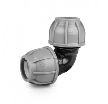 Bradas PN10 Kolanko do rur pe 25mm