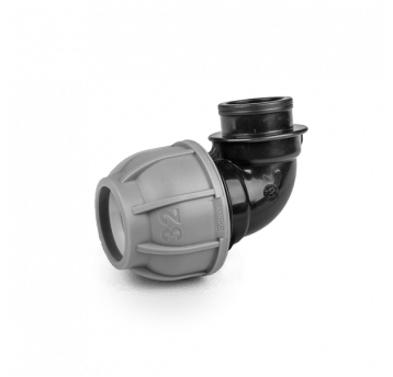 Bradas PN10 Kolanko do rur pe 32mm/ gw3/4"