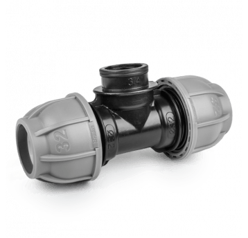 Bradas PN10 Trójnik do rur pe 20mm/gw 3/4"