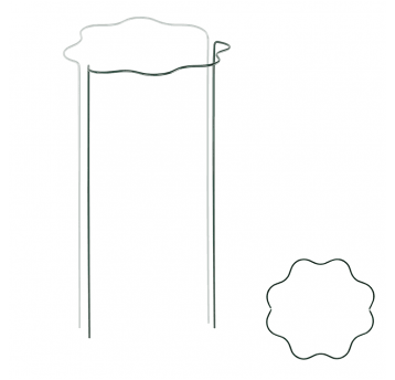 Bradas Podpora falista pierścieniowa do roślin 1/2 koła śred.30cm/wys.55cm