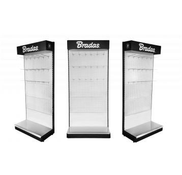 Bradas Regał ekspozycyjny metalowy na narzędzia