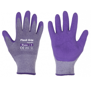 Bradas Rękawice ochronne flash grip lavender rozmiar 7
